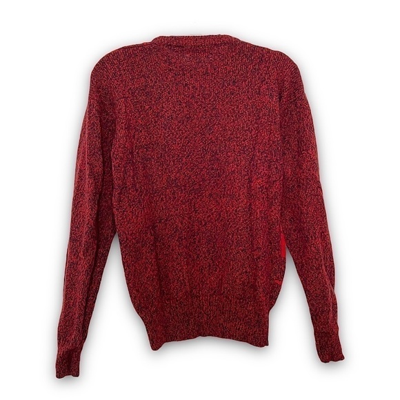 VINTAGE 100% Shetland Wool Buffalo Plaid Check Outdoor Winter Hiking Sweater M - Picture 2 of 3